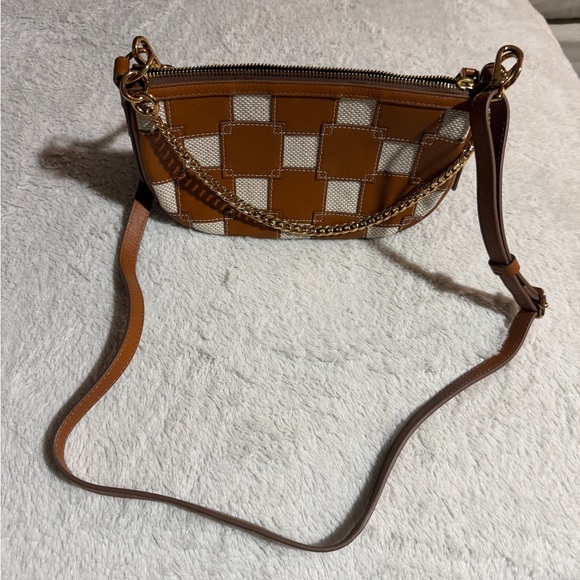 Fossil Tan and Cream Shoulder Bag - Picture 5 of 5